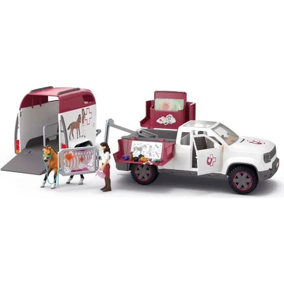 Schleich Mobil Dyrlæge med Trailer (Farm World)