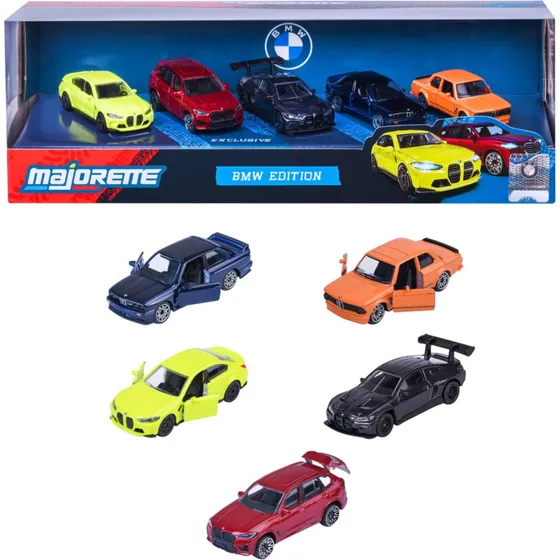 Majorette BMW Gavepakke – 5 stk. Modelbiler i skala 1:64