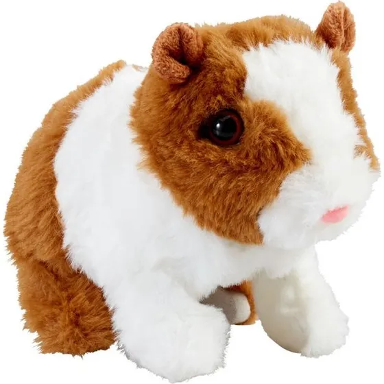 Happy Pets Plysmarsvin med bevægelser og legehus