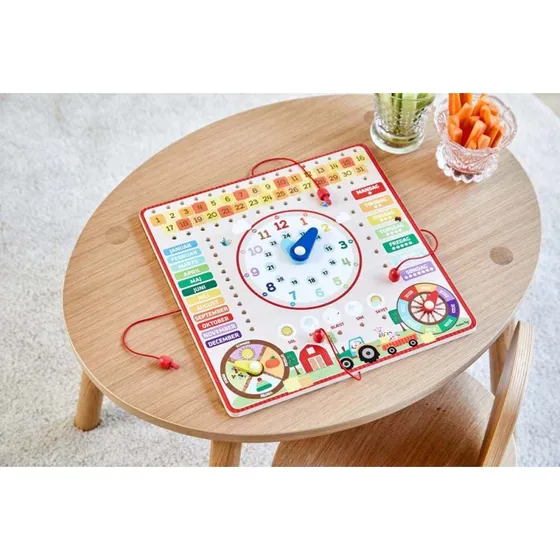 Wacky Wonders Læringskalender - Kalender & Klokke i træ