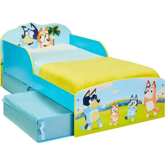 Bluey juniorseng 140x70 cm med 2 skuffer (uden madras)