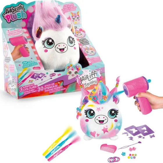 Airbrush Hair'iffic 17 cm Squish Pal - Prinsesse