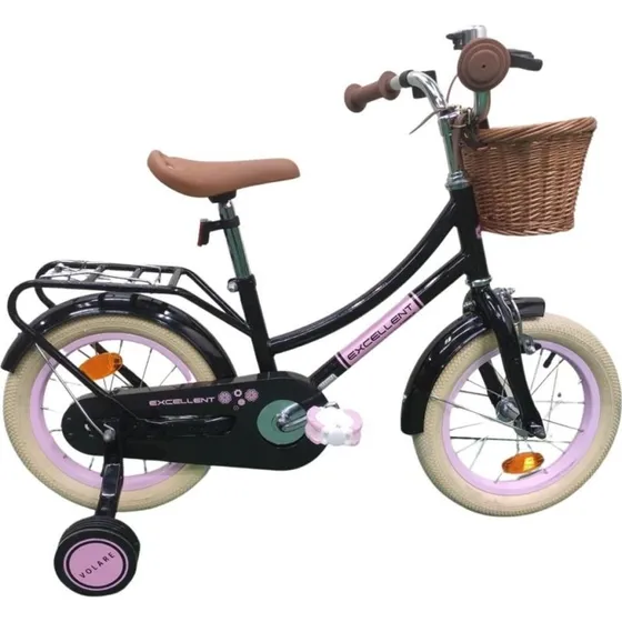 Volare Excellent 14" Børnecykel - Sort
