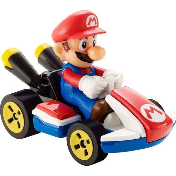 Hot Wheels Mario Kart  Mario i Standard Kart 1:64