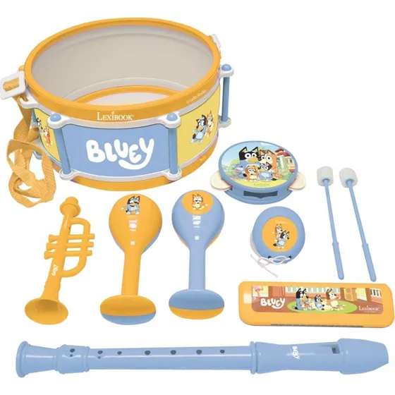 Bluey musiksæt 7 dele – børneinstrumenter