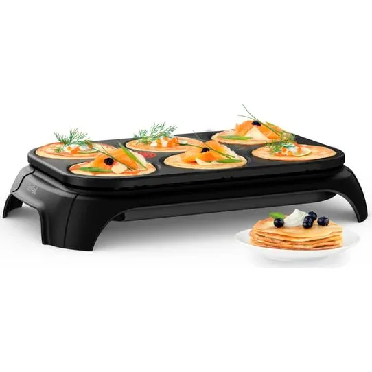 Tefal Crep'Party ECO PY55E8 Pandekage- og crepesmaskine, Sort