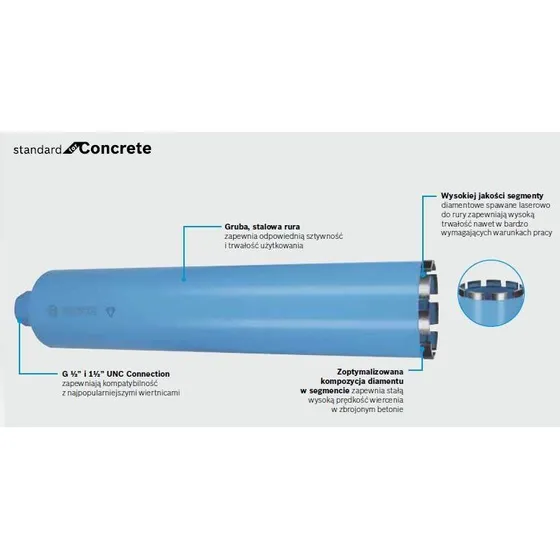Bosch PRO Core Cutter wet Kernebor - 72x450 mm
