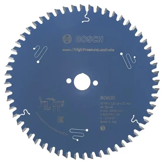 Bosch Expert Rundsavsklinge til Højtrykslaminat 190x20x2,6mm 56T