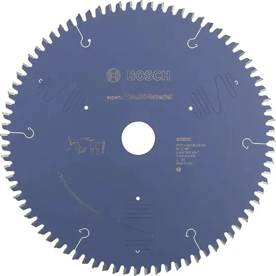 Bosch Expert for Multi Material Rundsavsklinge 250x30x2,4mm 80T