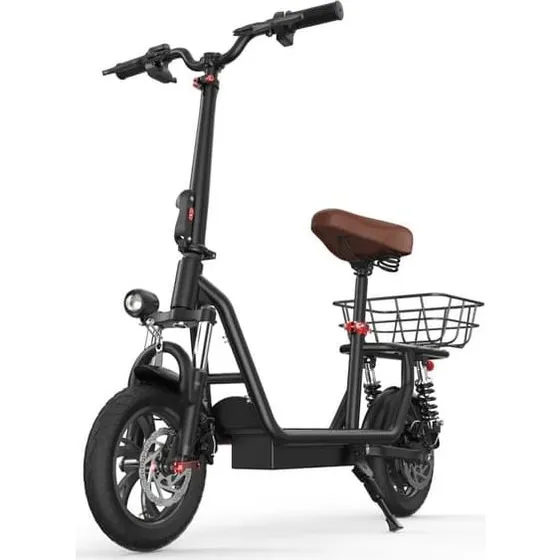 iScooter i12 Elektrisk Scooter med 500W motor og 12" dæk
