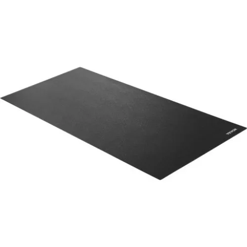 Løbebåndsmåtte 90x200 cm Sort - 4 mm PVC Gulvbeskytter