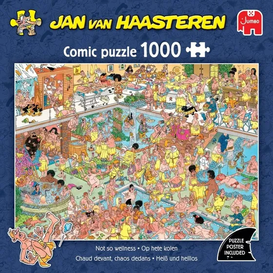 Jan van Haasteren - Not So Wellness puslespil 1000 brikker