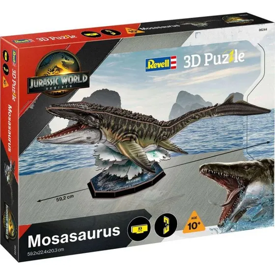 Revell 3D Puslespil Jurassic World Mosasaurus - 83 dele