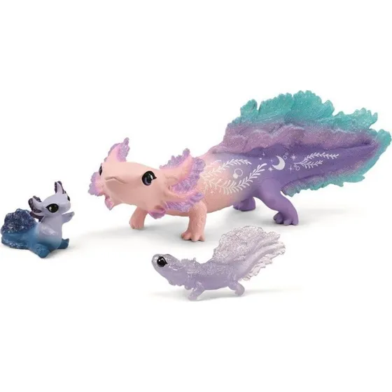 Schleich Bayala Axolotl Opdagelsessæt – De tre axolotler