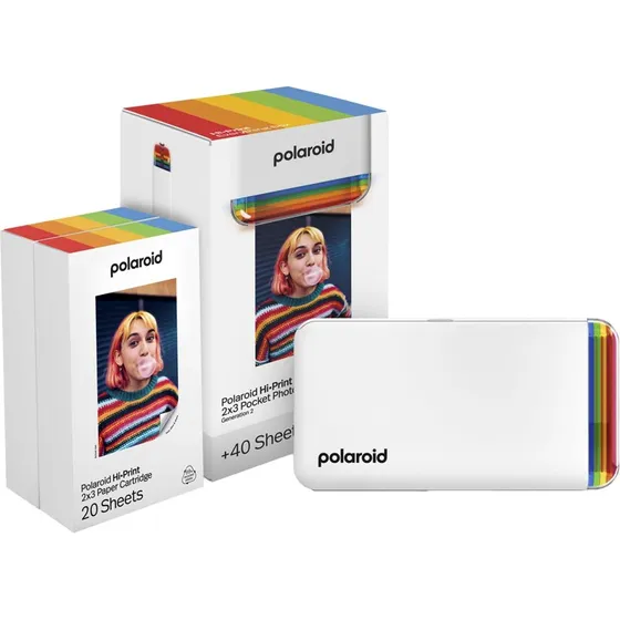 Polaroid Hi-Print Gen 2 Pocket Printer - Hvid