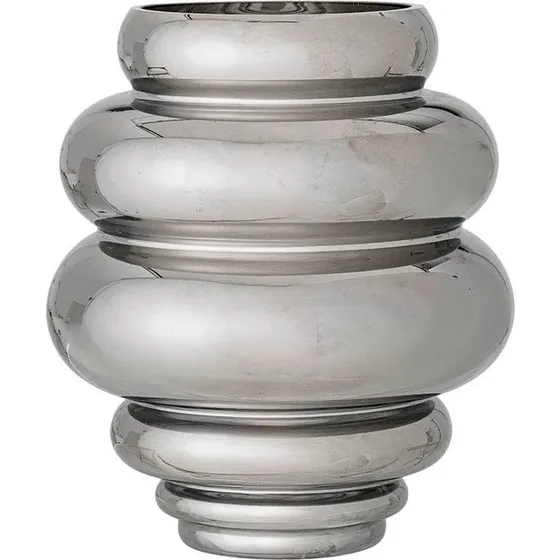 Bloomingville Zorya vase – sølv kromglas (H24)