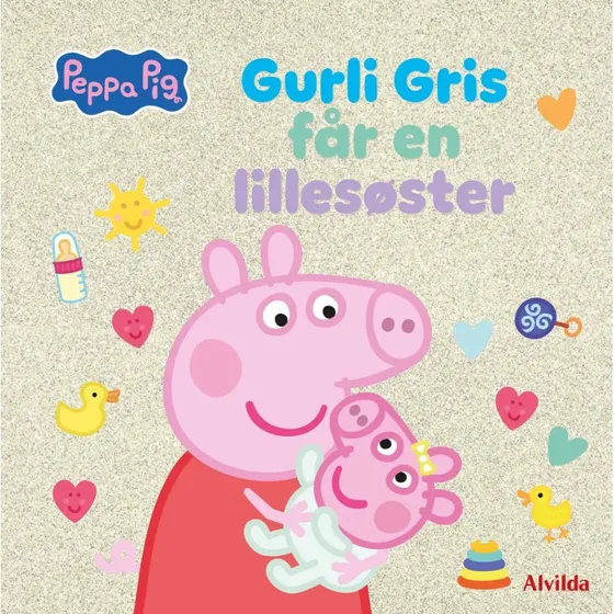 Gurli Gris får en lillesøster - billedbog