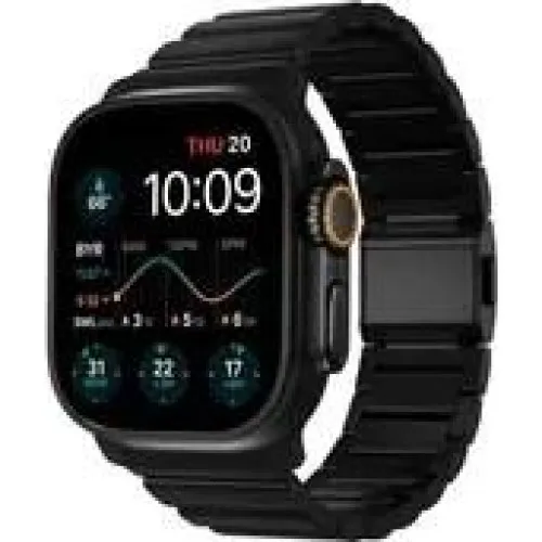 Nomad Titanium Band til Apple Watch 46mm/49mm - Black Hardware V2