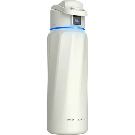 WaterH BOOST Chug Lid Smart Vandflaske, 946 ml, Hvid