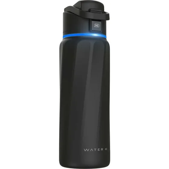 WaterH BOOST Chug Lid smart vandflaske, 946 ml, sort