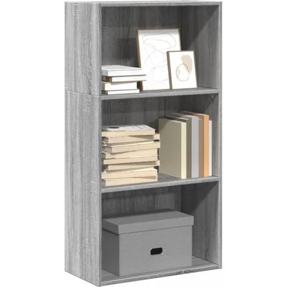 Bogreol 60x30x114 cm – Sonoma-eg, konstrueret træ