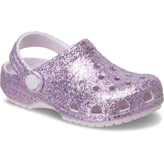 Crocs Classic Chunky Glitter Clog K - Grape Ice - 33/34