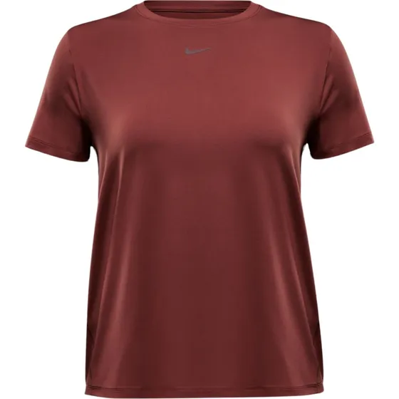 Nike One Classic Dri-FIT T-shirt til kvinder - Red Sepia
