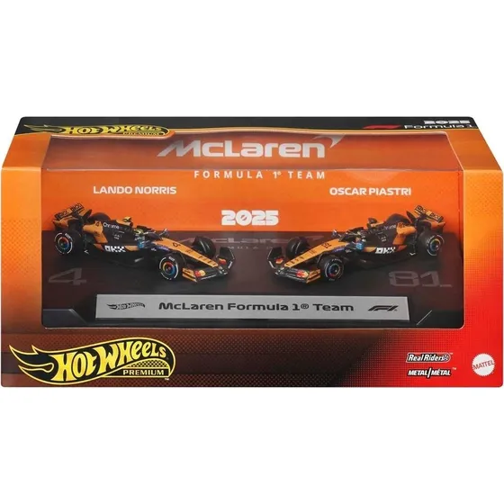 Hot Wheels F1 Premium McLaren 2-pak - Oscar Piastri & Lando Norris