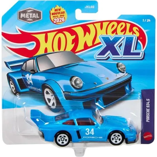 Hot Wheels XL 1:43 1977 Porsche 934.5 Modelbil
