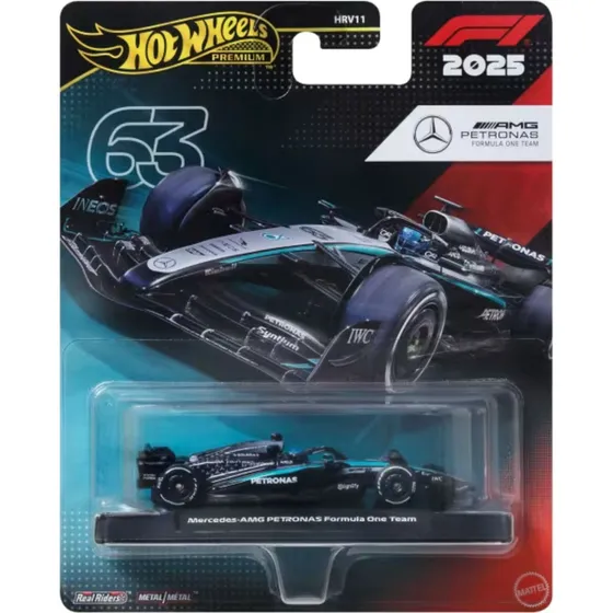 Hot Wheels Premium F1 Mercedes George Russell 1:64 racerbil