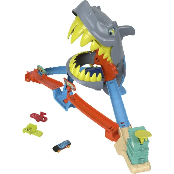 Hot Wheels Shark Chomp Beach racerbane med bil