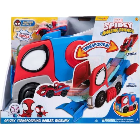 Spidey Amazing Friends Transforming Hauler Raceway