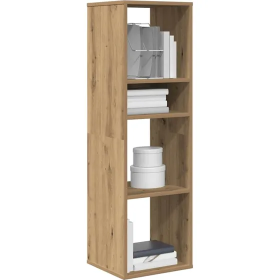 Bogskab i konstrueret træ 34x31x112 cm - kunsteg