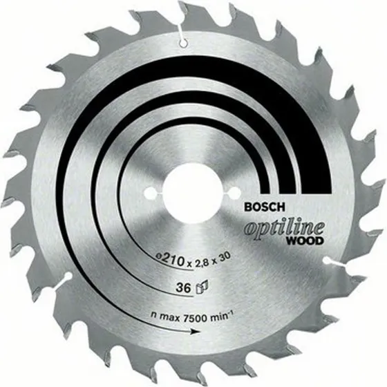 Bosch Professional Optiline Wood rundsavsklinge 180x30mm 36 tands