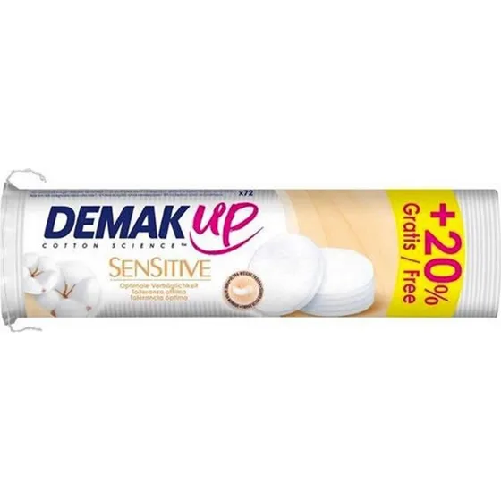 Demak'up Sensitive Vatrondeller - 72 stk.