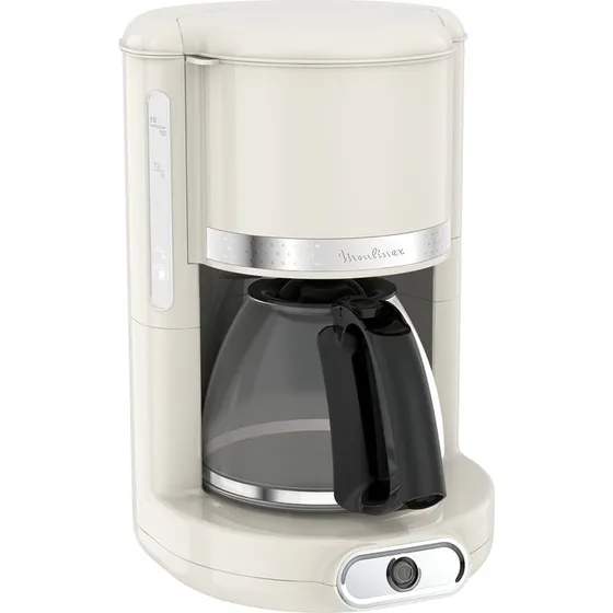 Moulinex FG381A Filter kaffemaskine, 1,25 L, Elfenben