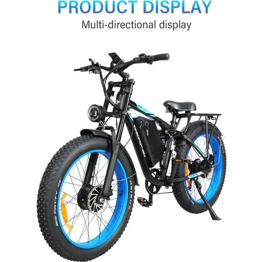 BAOLUJIE DP-2603 Blå Elektrisk Dirt Bike - 3000W & 32Ah Batteri