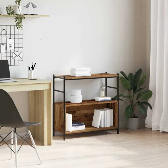 Bogreol røget eg 80×30×78,5 cm