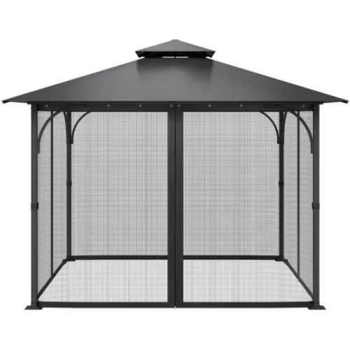 Pavillonnet Myggenet, 275x275x202 cm, Sort