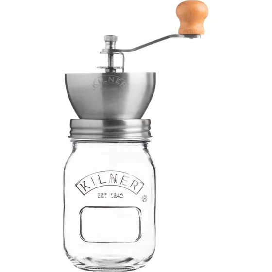 Kilner Kaffekværn 500 ml - Glas og rustfrit stål