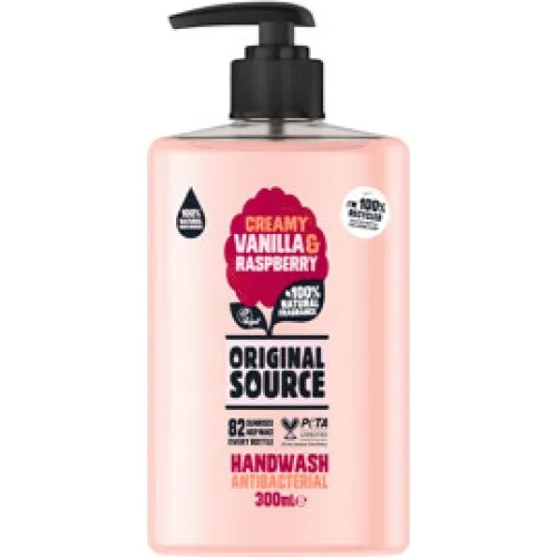 Original Source Håndsæbe Vanilla & Raspberry 300 ml