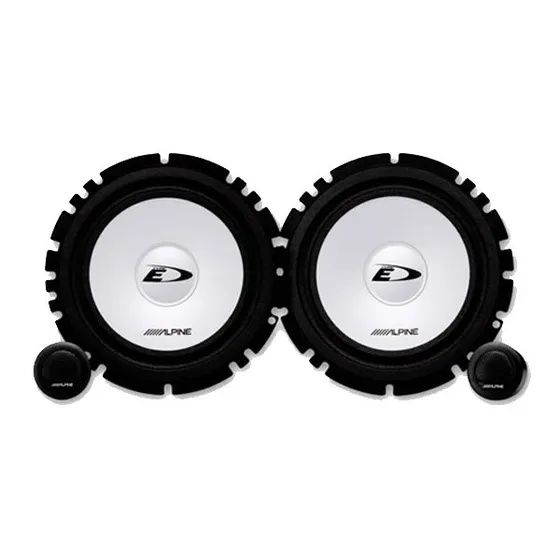Alpine SXE-1750S 16,5 cm Komponent Højttalersystem