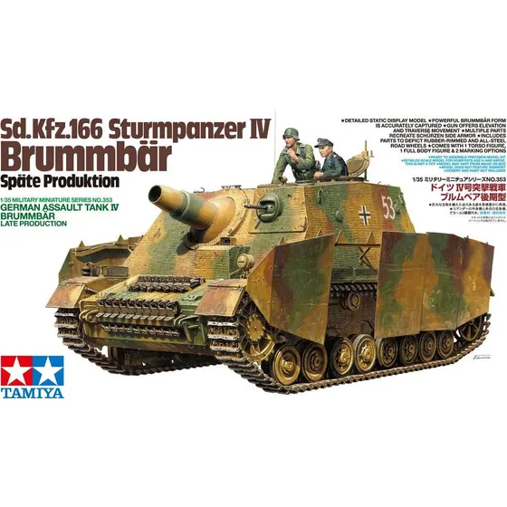 Tamiya Sturmpanzer IV Brummbär Sd.kfz.166 Late Production 1:35