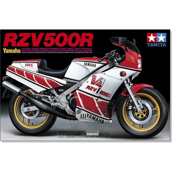 Tamiya 14037 Yamaha RZV500R Motorcykel Byggesæt 1:12