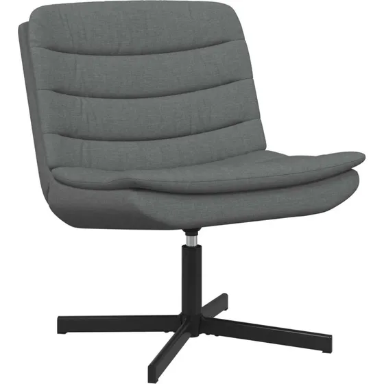 Drejestol Mørkegrå Stof 63x75x76 cm – Moderne 360°