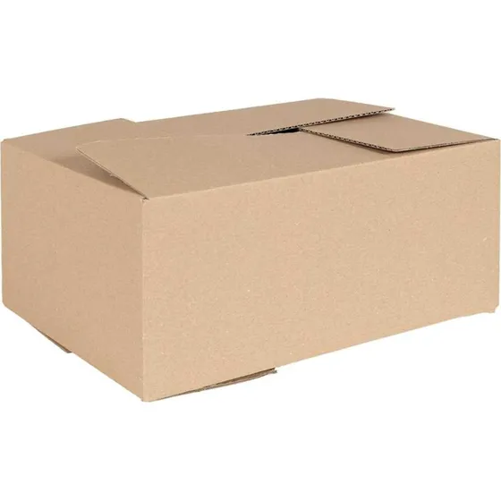 Foldbar opbevaringskasse 35x24x15 cm, 50 stk – natur