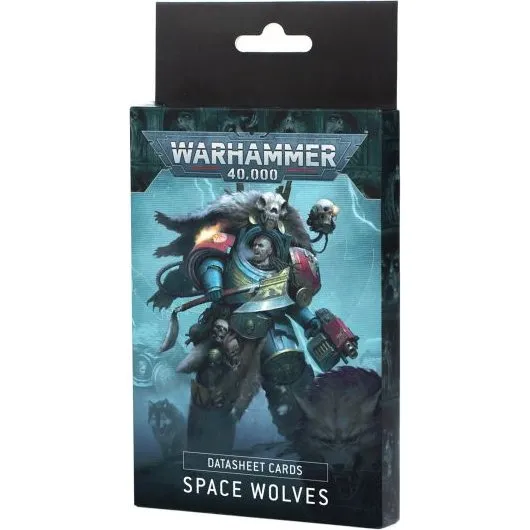 Games Workshop Space Wolves Datasheet Cards - Warhammer 40,000