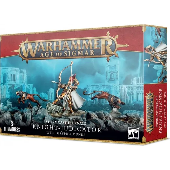 Warhammer Stormcast Eternals: Knight-Judicator med Gryph-Hounds