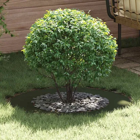 Træring i stål, olivengrøn Ø50/80 cm