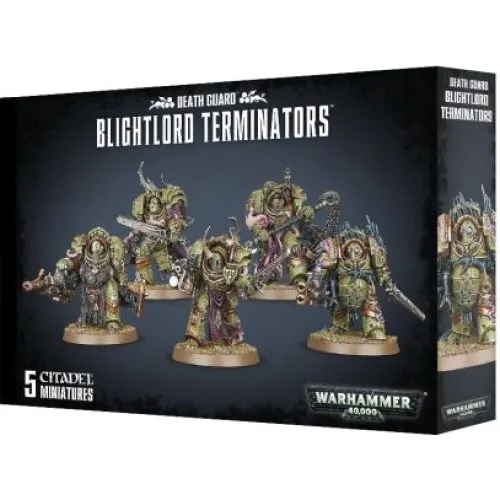 Games Workshop Death Guard Blightlord Terminators